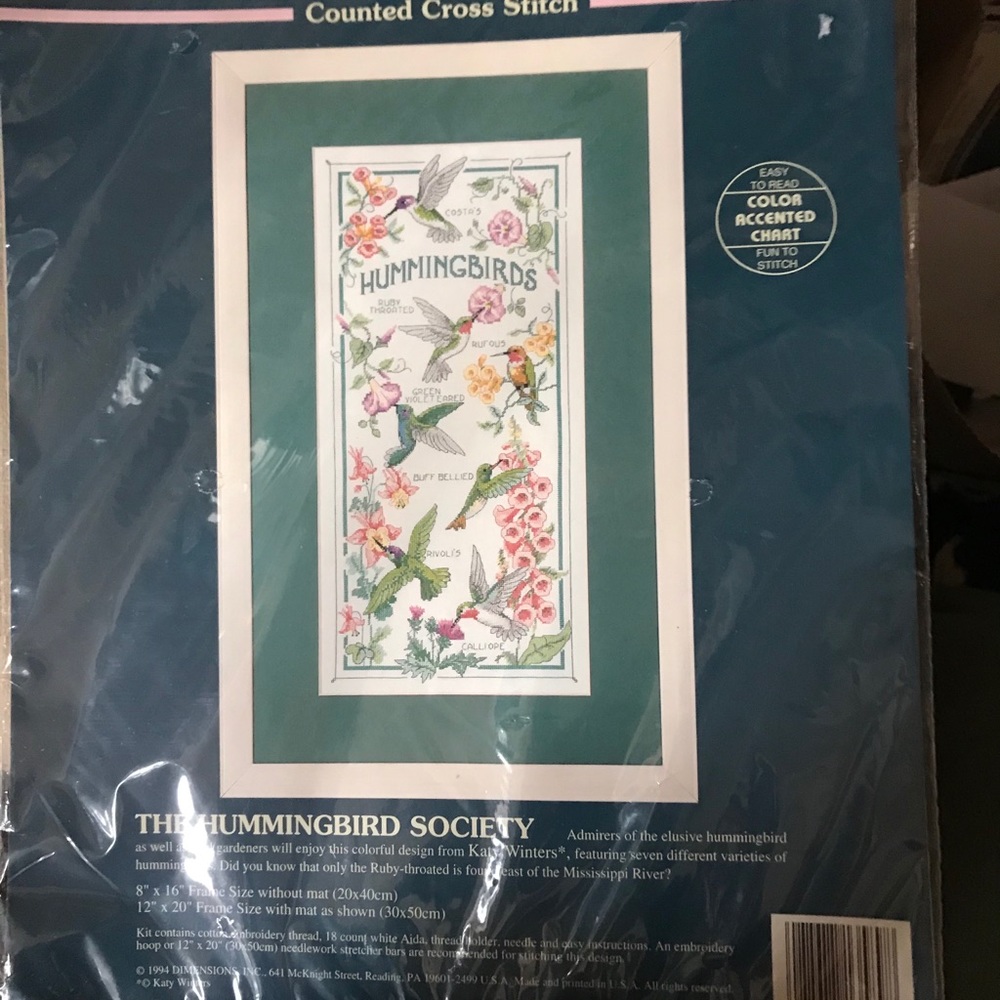 Crosstitch kit.
